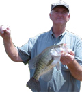Jack Stevens catches crappie with Slab Buster Crappie Jigs Lures